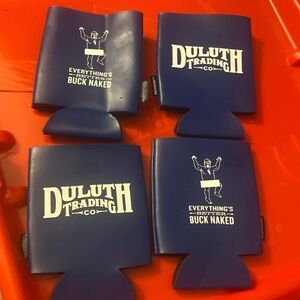 Set a four brand new can Koozies from Duluth trading G3